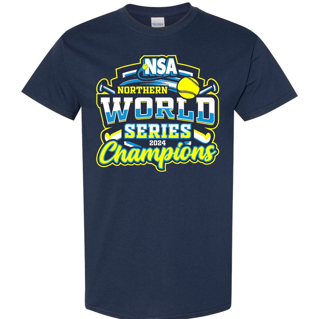 2024 NSA Northern World Series Champion Shirts Diamond Sport Gear