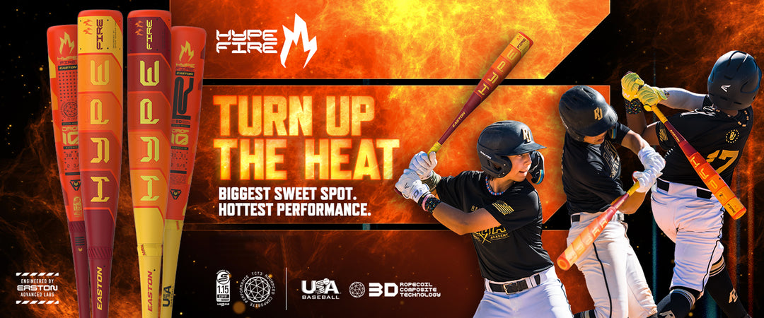 2025 Easton Hype Fire (-13) 2 5/8" USA T-Ball Baseball Bat: ETB5HYP13