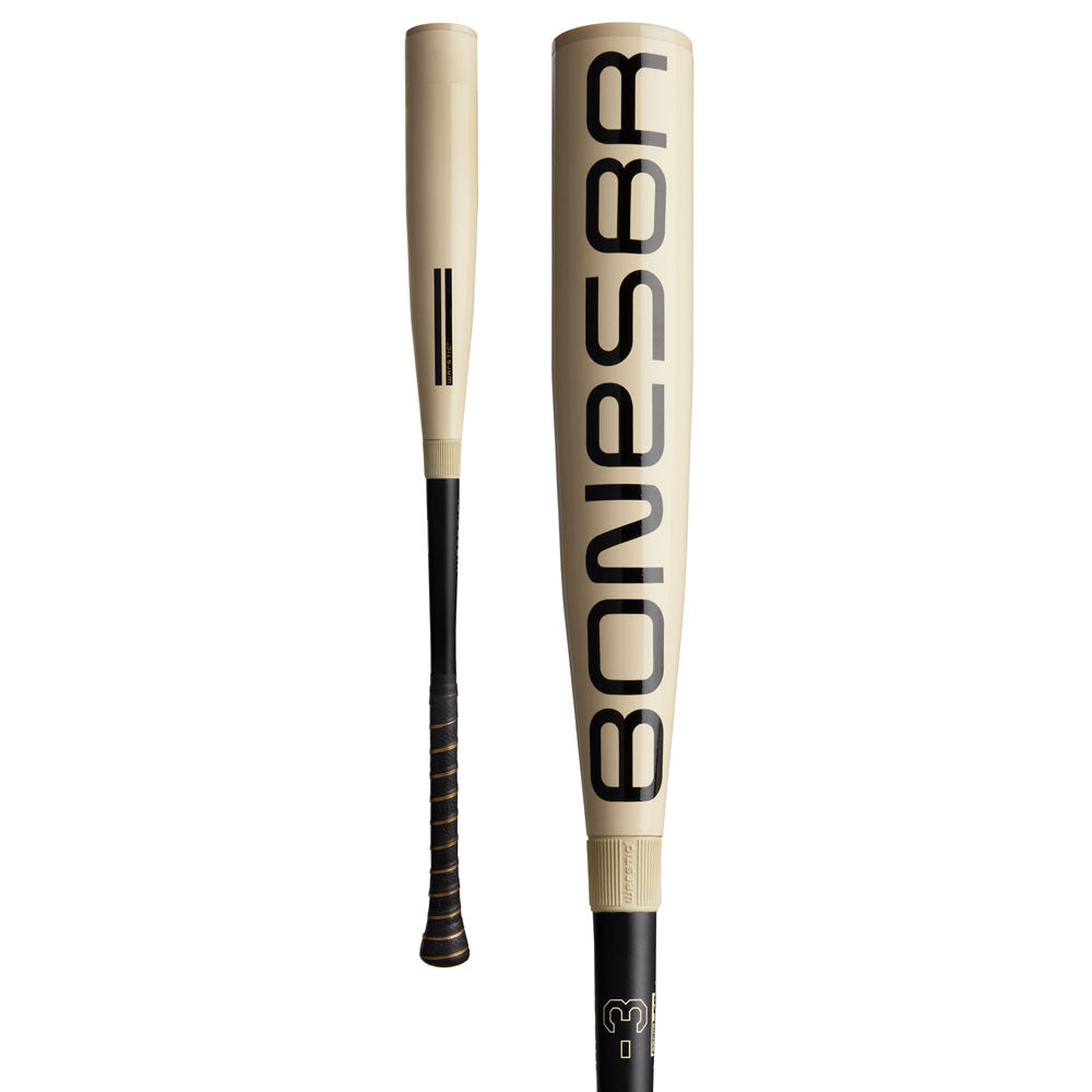 2025 Warstic Bonesaber Hybrid (-3) BBCOR Baseball Bat: MBBSRHB25WH3