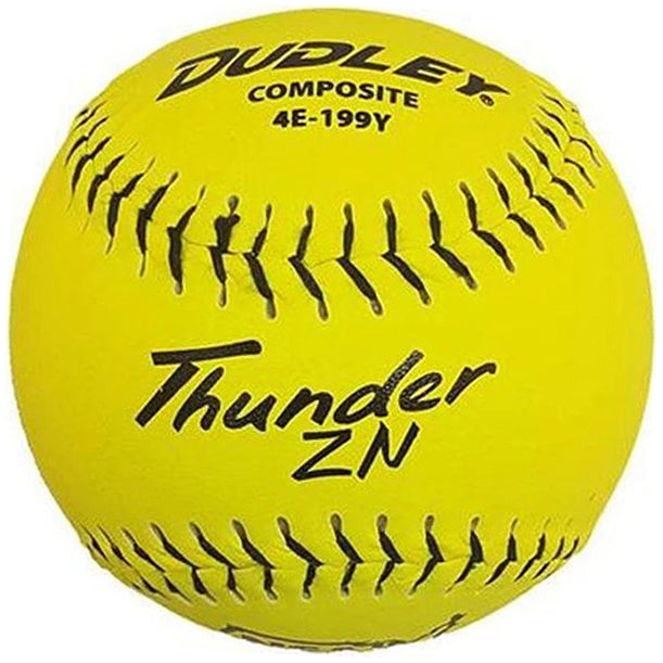 Dudley NSA Thunder ZN ICON 12" 44/400 Composite Slowpitch Softballs: 4E199Y