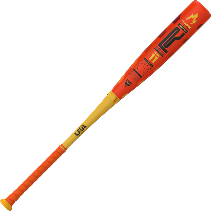 2025 Easton Hype Fire (-11) 2 5/8" USA Baseball Bat: EUS5HYP11