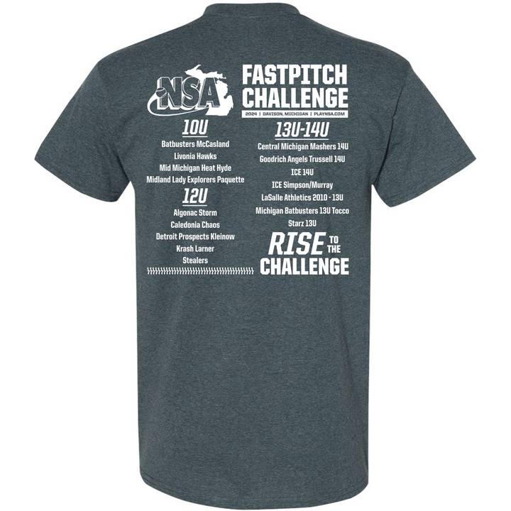 2024 NSA Fastpitch Challenge Fastpitch Tournament T-Shirt