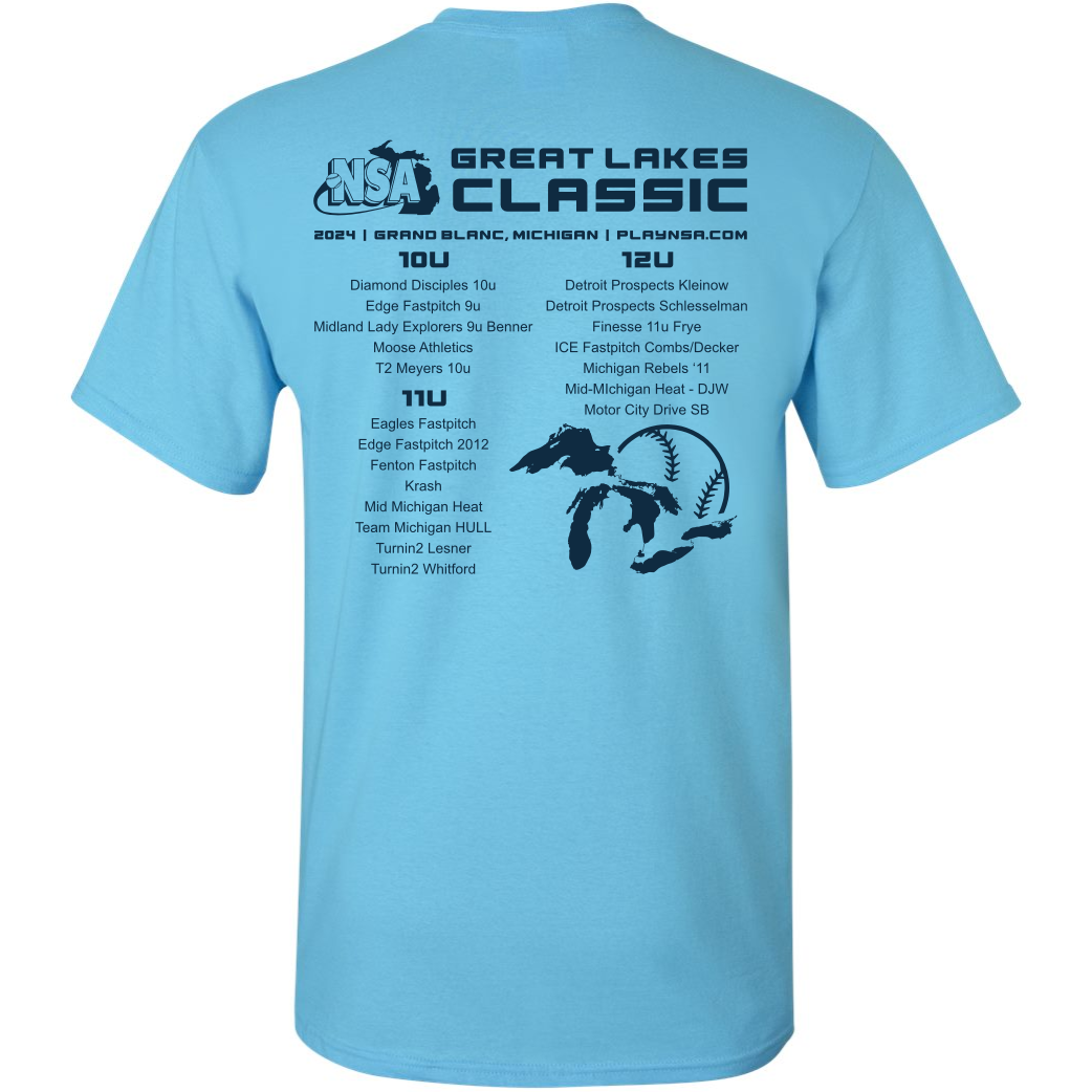 2024 NSA Great Lakes Classic Fastpitch Tournament T-Shirt