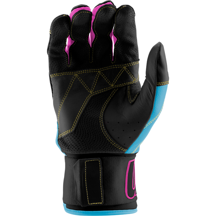 Marucci Blacksmith V2 Full Wrap Adult Batting Gloves: MBG2BKSMFW