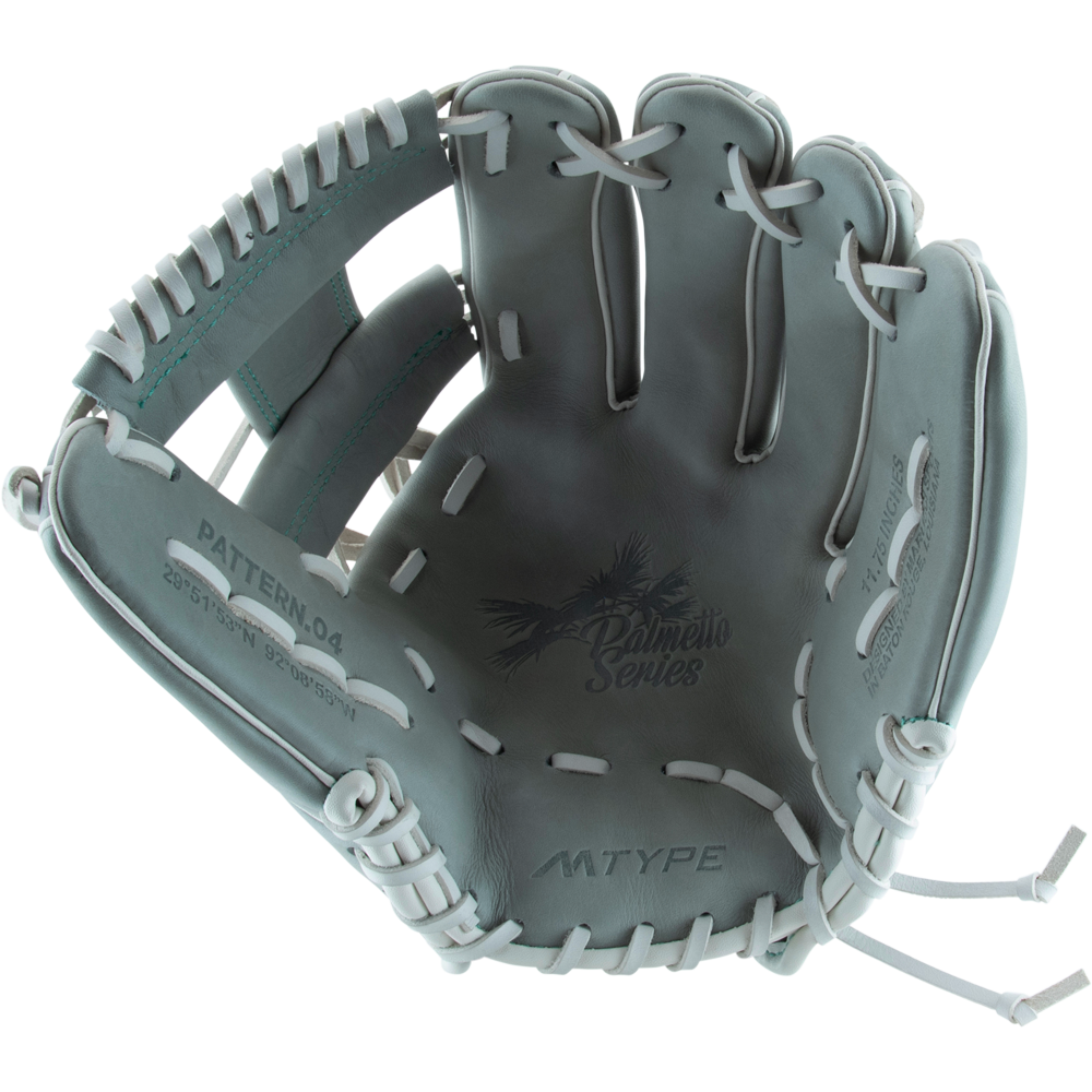 Marucci Palmetto 44A2 11.75" Fastpitch Glove: MFG3PL44A2FP-GY