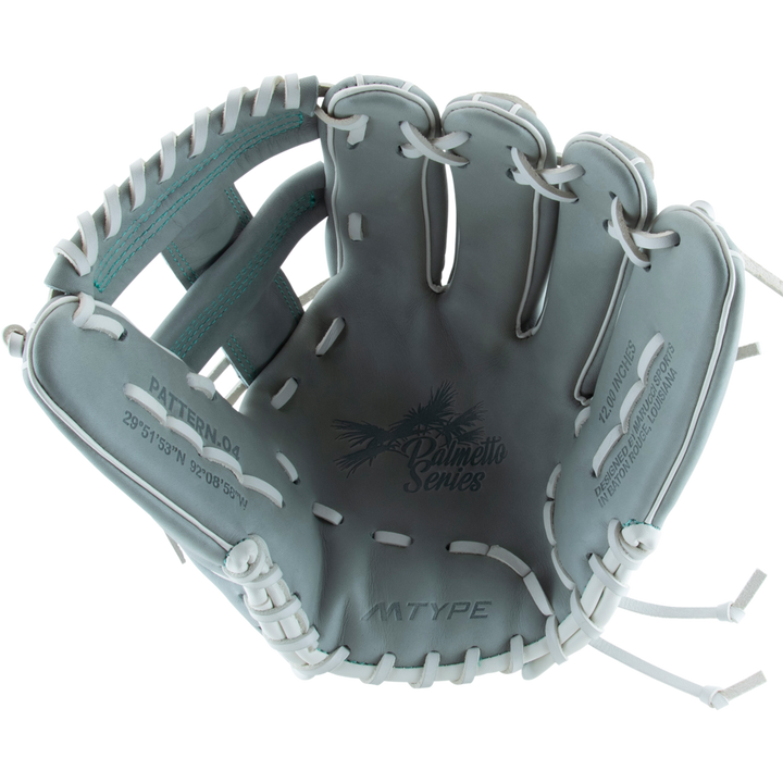 Marucci Palmetto 45A5 12" Fastpitch Glove: MFG3PL45A5FP-GY