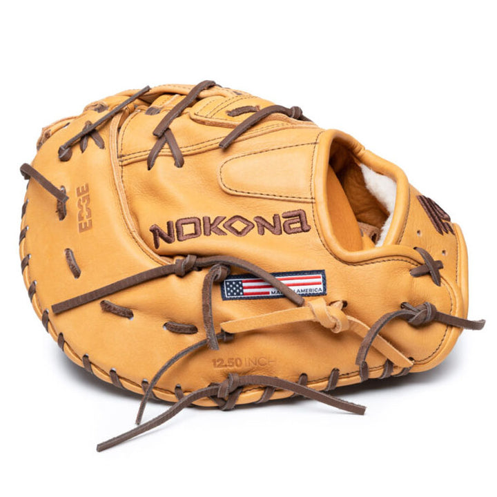 Nokona S1 Edge 12.5" Supersoft Baseball First Base Mitt: S1-3H