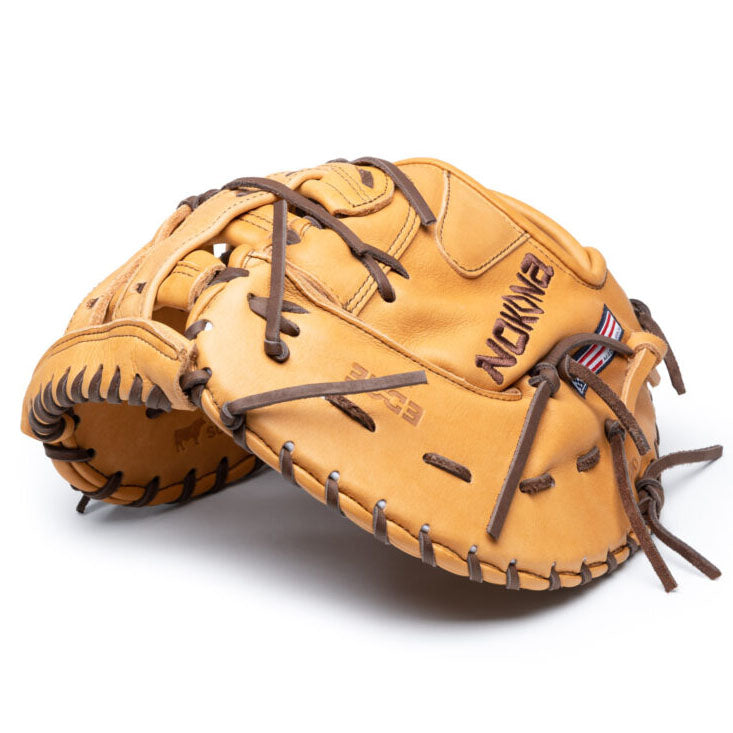 Nokona S1 Edge 12.5" Supersoft Baseball First Base Mitt: S1-3H