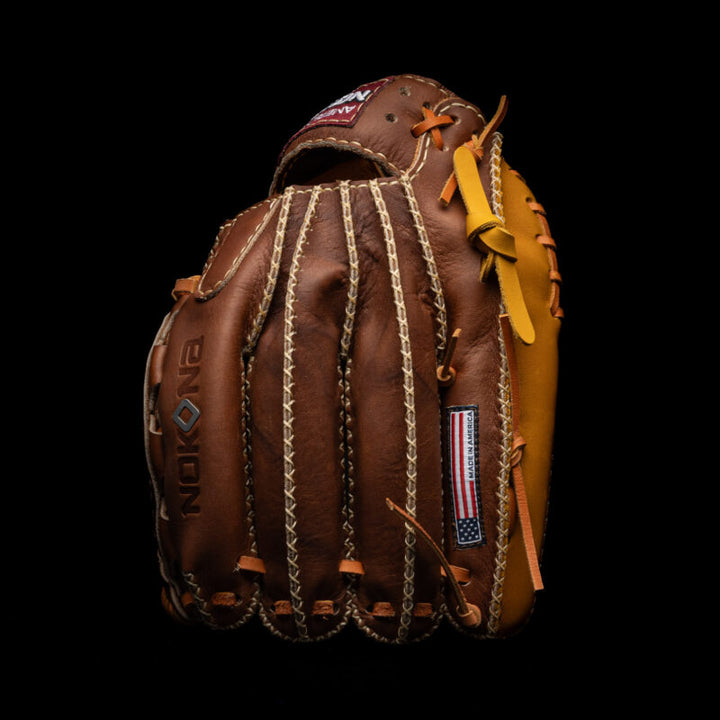 Nokona EdgeX "Gold Rush" 12" Baseball Glove: EDGEX-GOLDRUSH 12