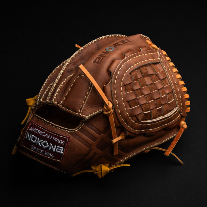 Nokona EdgeX "Gold Rush" 12" Baseball Glove: EDGEX-GOLDRUSH 12