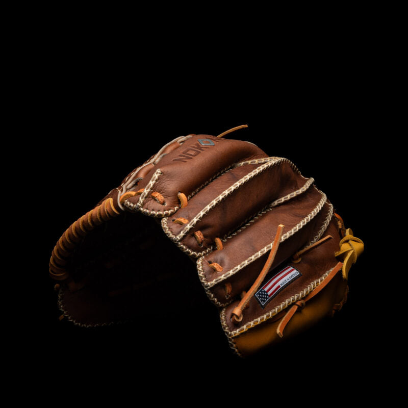 Nokona EdgeX "Gold Rush" 12" Baseball Glove: EDGEX-GOLDRUSH 12