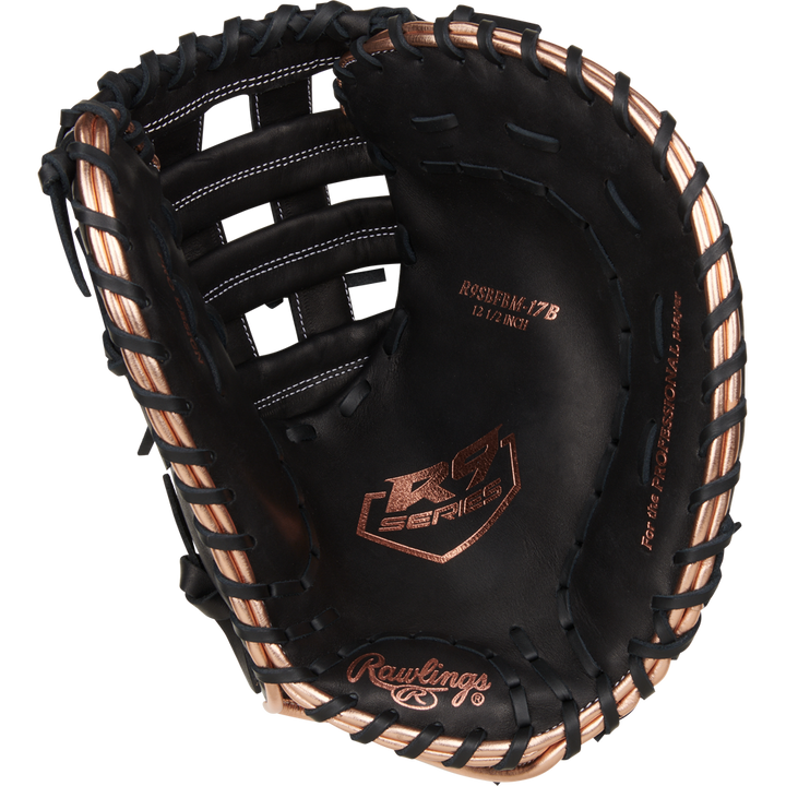 Rawlings R9 12.5" Fastpitch First Base Mitt: R9SBFBM-17B