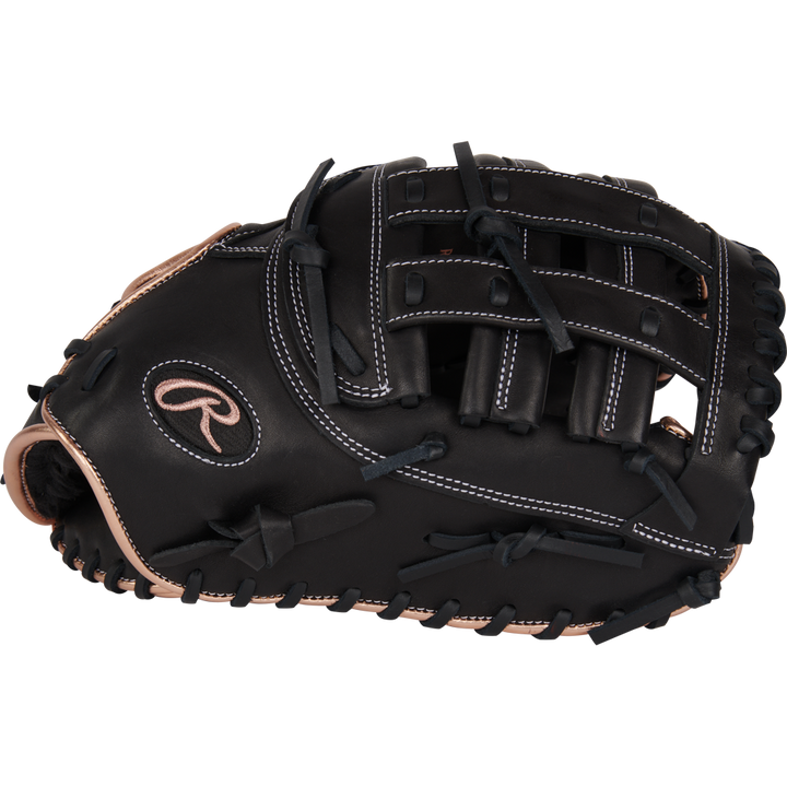 Rawlings R9 12.5" Fastpitch First Base Mitt: R9SBFBM-17B