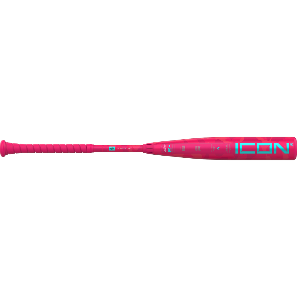 2025 Rawlings Icon Electric Unicorn (-3) BBCOR Baseball Bat: RBB5IPK3