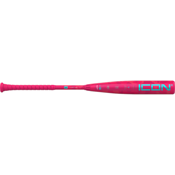 2025 Rawlings Icon Electric Unicorn (-3) BBCOR Baseball Bat: RBB5IPK3