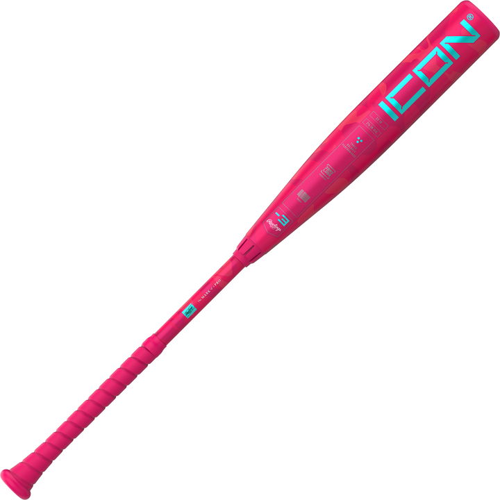 2025 Rawlings Icon Electric Unicorn (-3) BBCOR Baseball Bat: RBB5IPK3