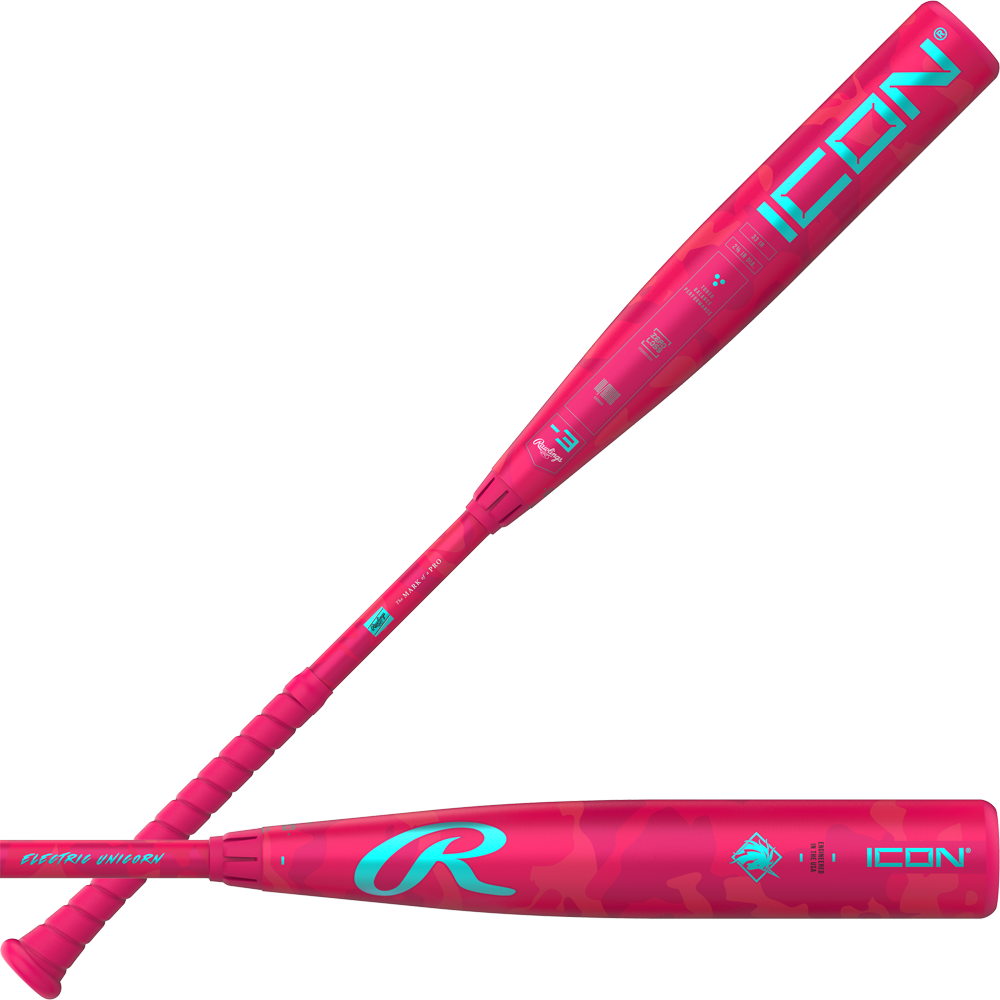 2025 Rawlings Icon Electric Unicorn (-3) BBCOR Baseball Bat: RBB5IPK3