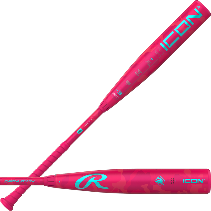 2025 Rawlings Icon Electric Unicorn (-3) BBCOR Baseball Bat: RBB5IPK3