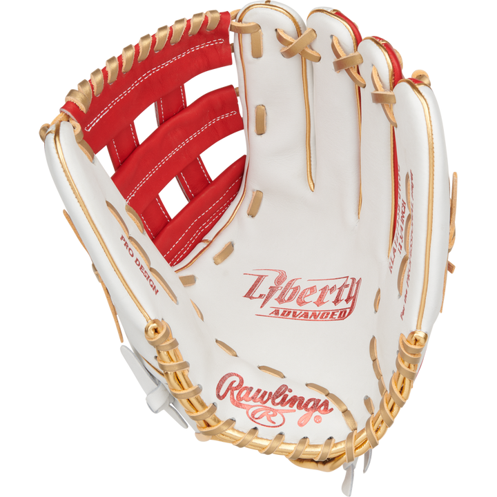 Rawlings Liberty Advanced Color Sync 12.75" Fastpitch Softball Glove: RLA1275-6WSG