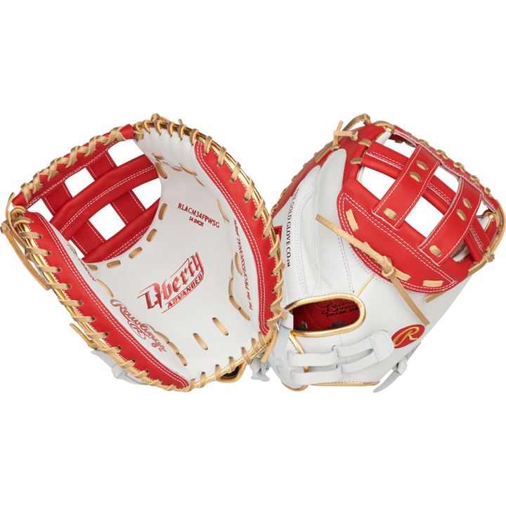 Rawlings Liberty Advanced Color Sync 34" Fastpitch Catcher's Mitt: RLACM34FPWSG