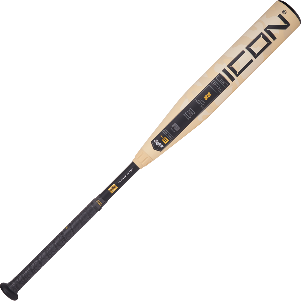 2025 Rawlings ICON (-8) 2 5/8" USA Baseball Bat: RUS5I8