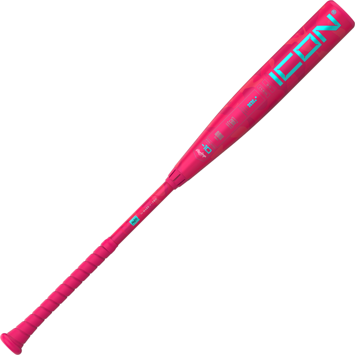 2025 Rawlings Icon Electric Unicorn (-10) 2 3/4" USSSA Baseball Bat: RUT5IPK10