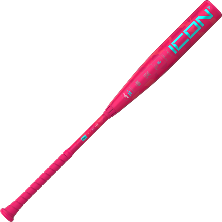 2025 Rawlings Icon Electric Unicorn (-5) 2 3/4" USSSA Baseball Bat: RUT5IPK5