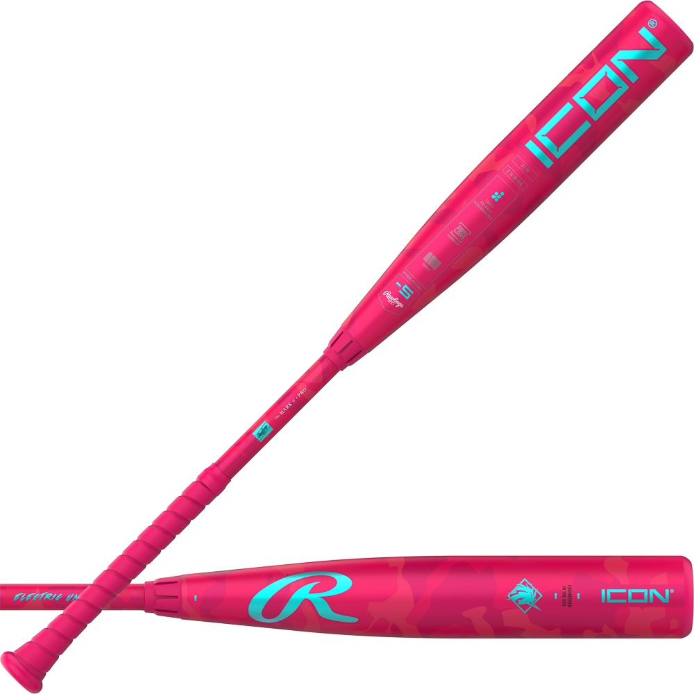 2025 Rawlings Icon Electric Unicorn (-5) 2 3/4" USSSA Baseball Bat: RUT5IPK5