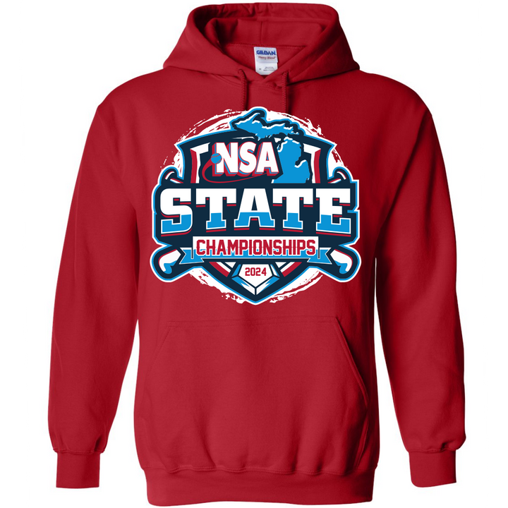 2024 NSA Michigan State Championships Fastpitch Tournament Hoodie (PRE ORDER ONLY)