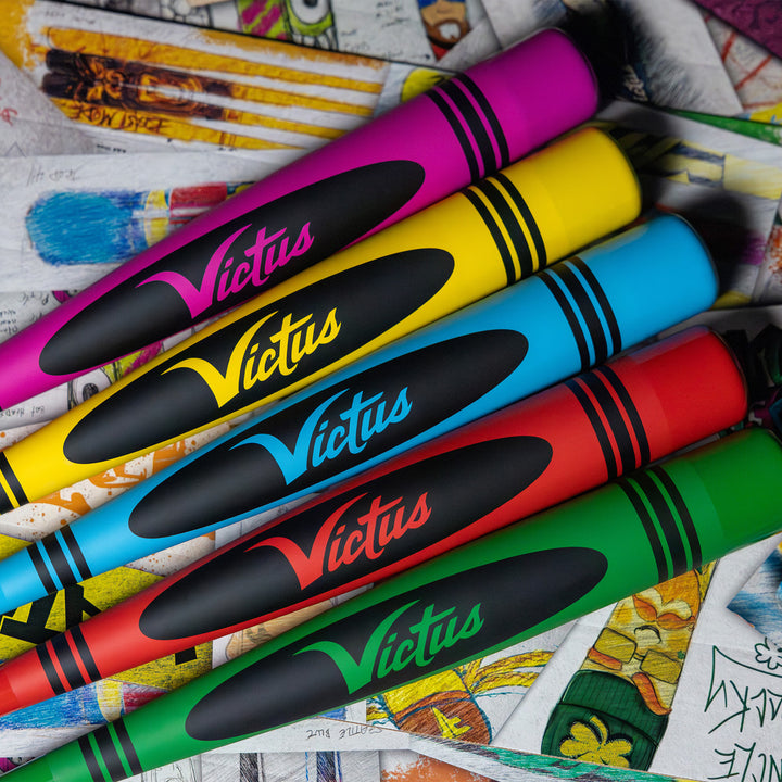 2025 Victus Vibe Crayon (-11) 2 5/8" USA Tee Ball Baseball Bat: VTBVIBC