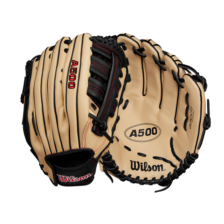 Wilson A500 12.5" Baseball Glove: WBW102544125