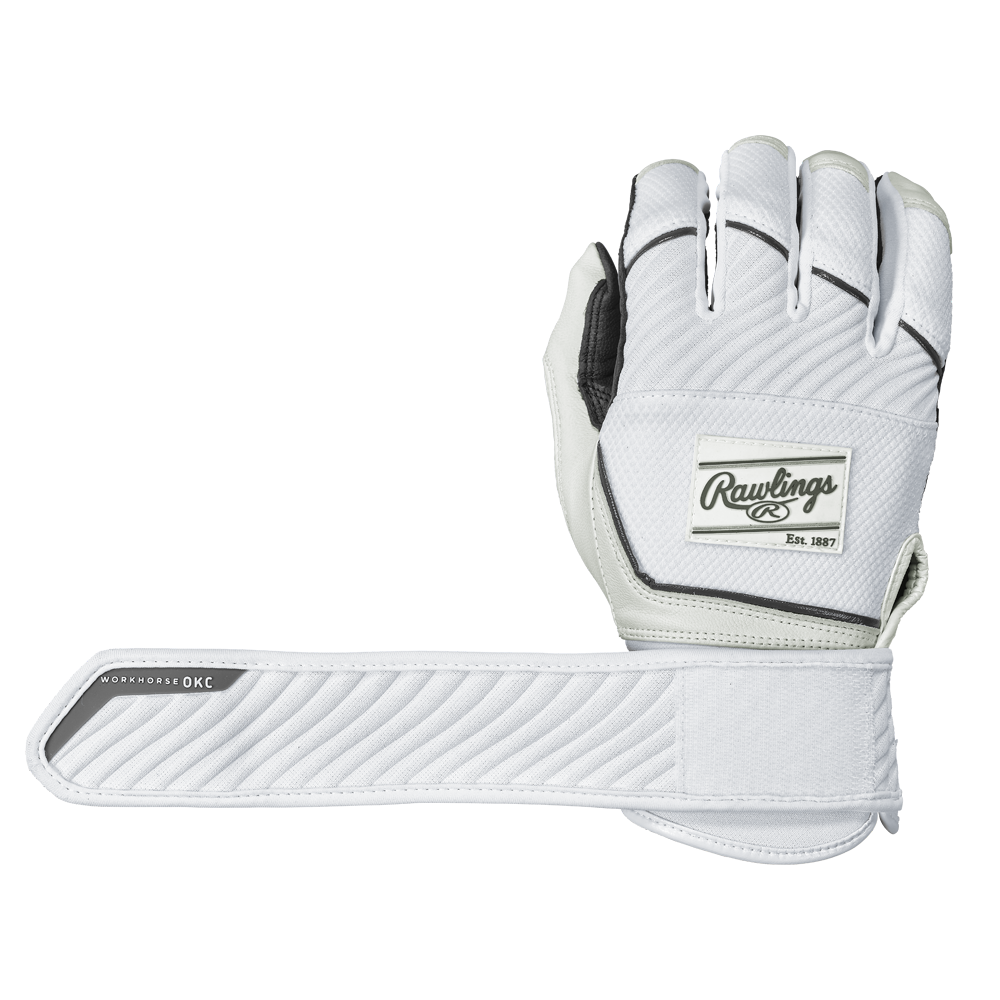 Rawlings Workhorse OKC Compression Strap Women's Batting Gloves: WHOKCCFPBG