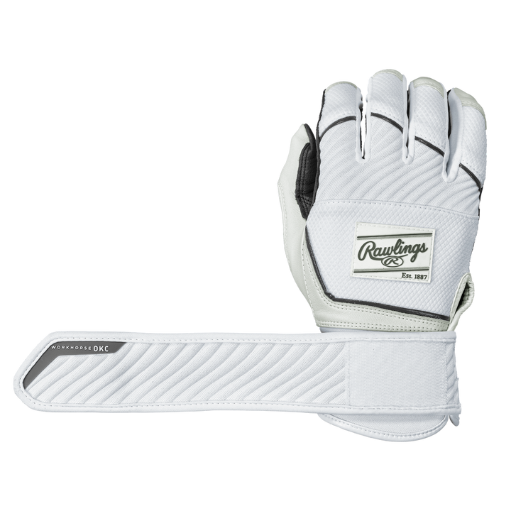 Rawlings Workhorse OKC Compression Strap Women's Batting Gloves: WHOKCCFPBG