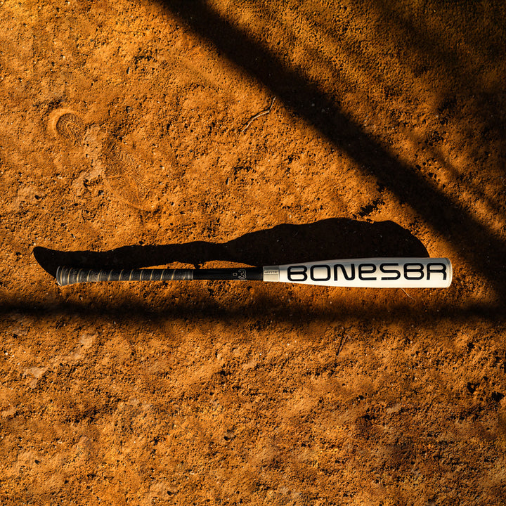 2025 Warstic Bonesaber Hybrid (-3) BBCOR Baseball Bat: MBBSRHB25WH3