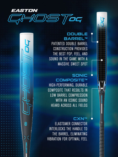 2025 Easton Ghost OG (-10) Fastpitch Softball Bat: EFP5GHOG10