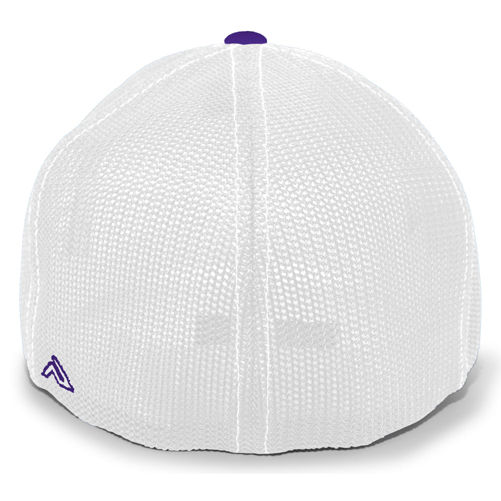 Gear Fit Sport Flex Hat: 404M-PUWH – Purple Outline Diamond NSA Series