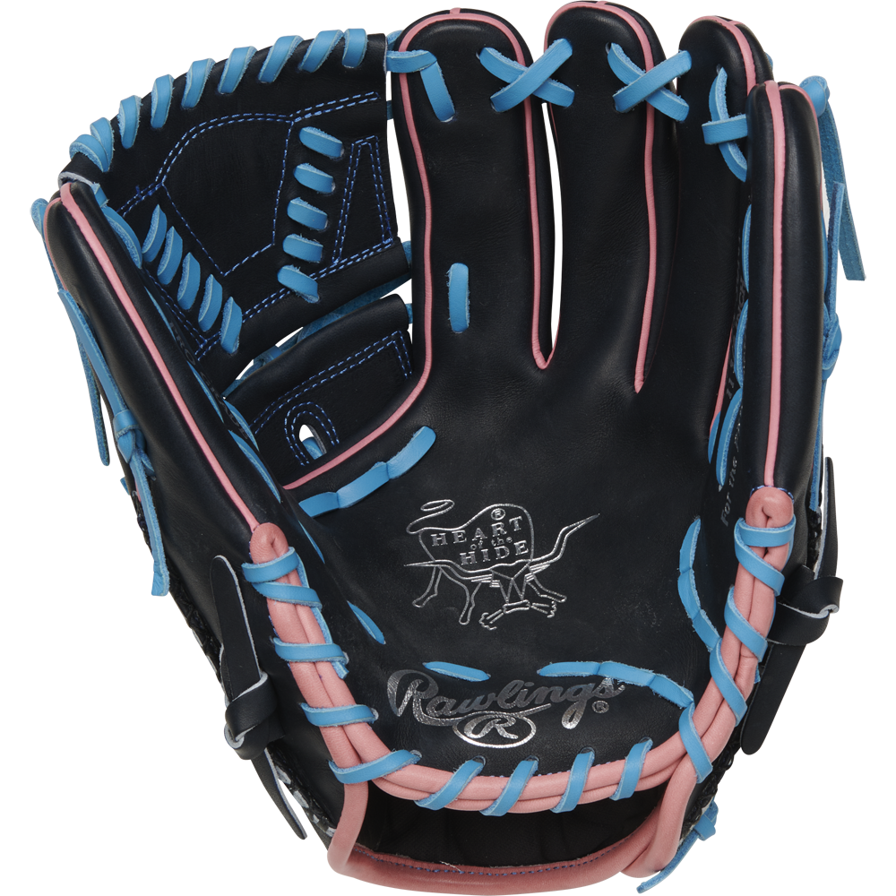 Rawlings Heart of the Hide Custom Pro205 11.75 Pink/Sky Blue