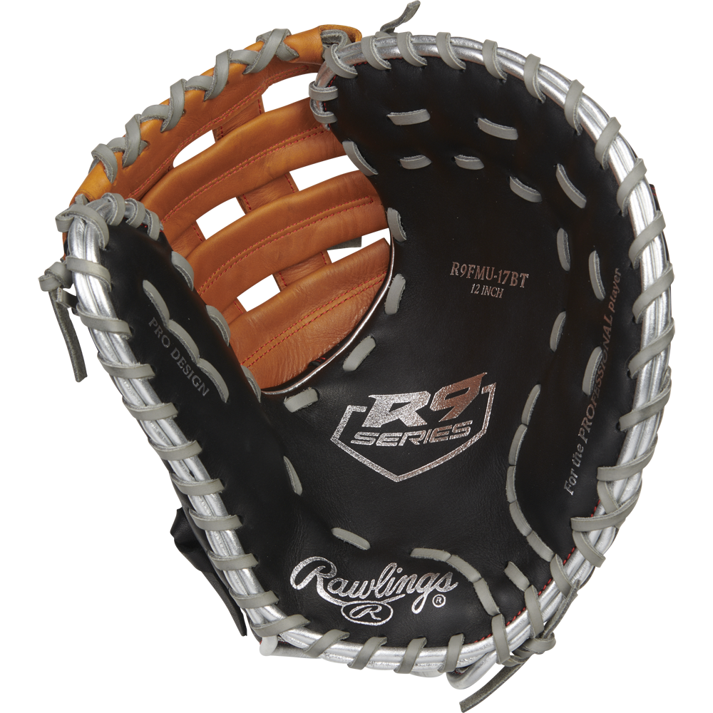 Rawlings R9 12" ContoUR Baseball First Base Mitt: R9FMU-17BT