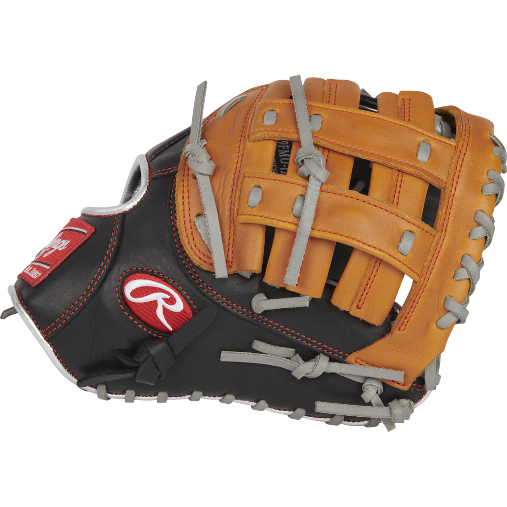 Rawlings R9 12" ContoUR Baseball First Base Mitt: R9FMU-17BT