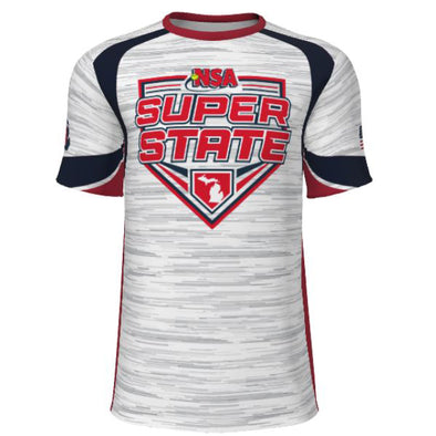 DSG Apparel National Softball Association NSA Breast Cancer Awareness Sublimated Short Sleeve Shirt Medium