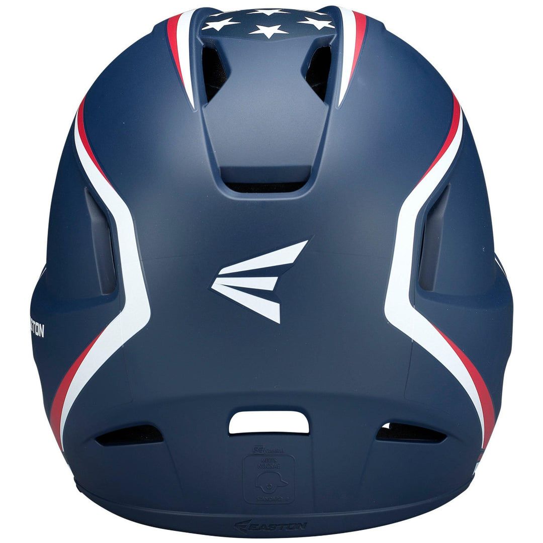 Easton Z5 2.0 Matte Stars & Stripes Batting Helmet with Universal Jaw Guard: Z52MTUJG