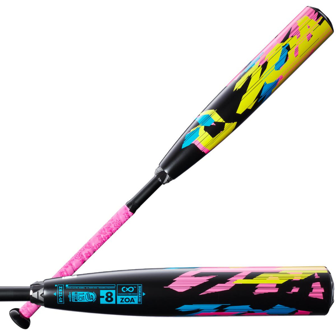 2023 DeMarini ZOA Glitch (-8) (2 3/4") USSSA Baseball Bat: WBD2356010