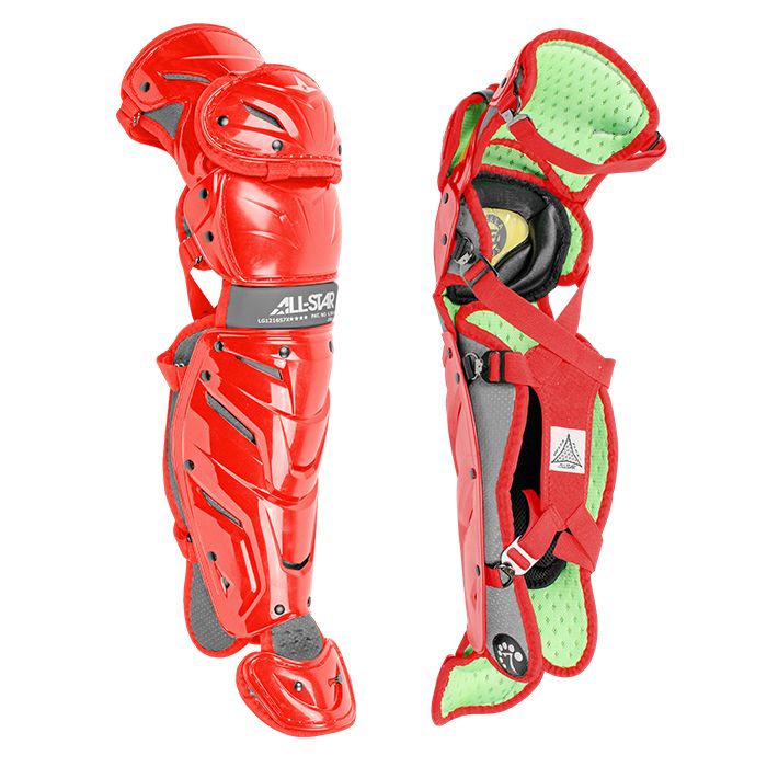 All Star System7 Axis Catcher's Leg Guards: LG912S7X / LG1216S7X / LG40SPRO  / LG40WPRO