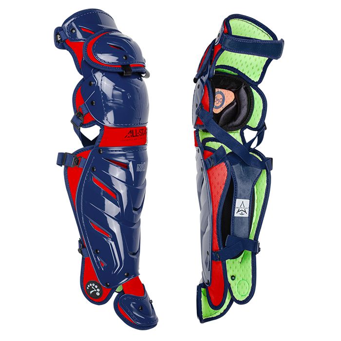 All-Star System 7 newest 9-12 Axis Baseball Catcher's Leg Guards 13.5