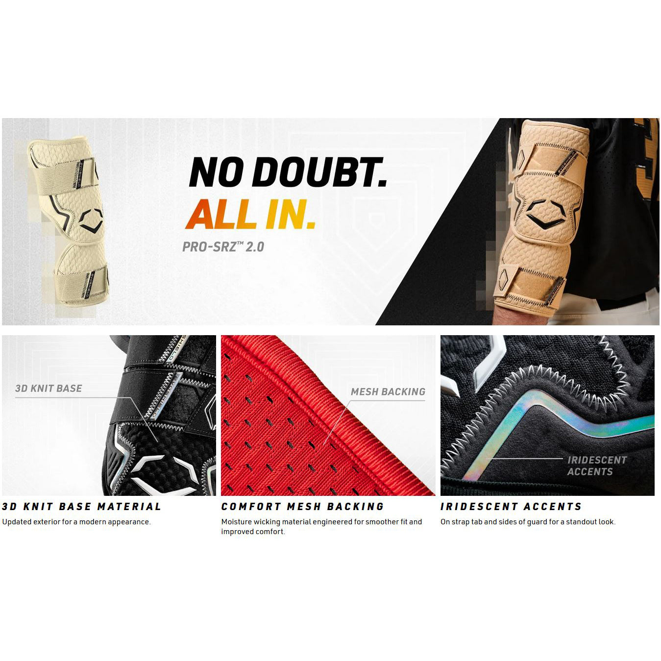 Introducing the EvoShield Pro-SRZ Two-Piece Elbow Guard