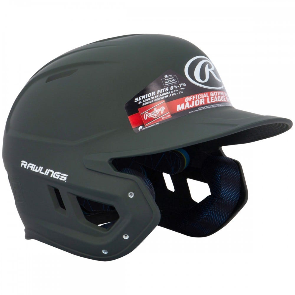 Rawlings MACH Series Matte Baseball Batting Helmet (Cardinal